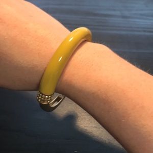 Lia Sophia Jewelry - Lia Sophia bangle yellow w/rhinestones Lia Sophia Jewelry - Lia Sophia bangle yellow w/rhinestones